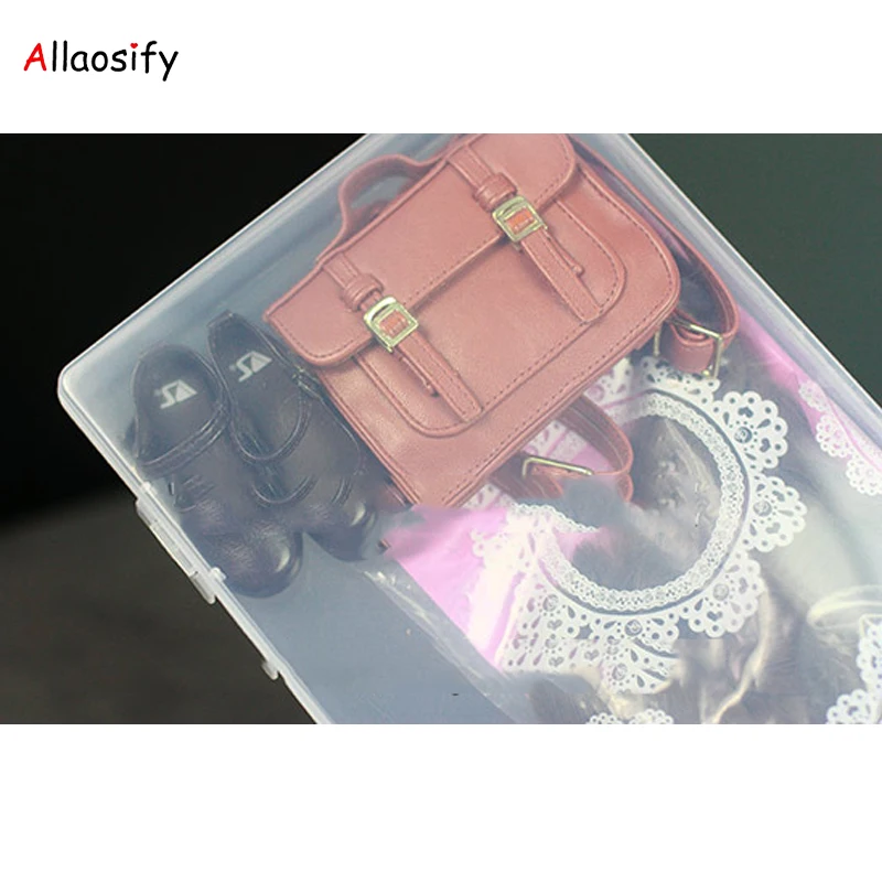 Одежда для кукол Allaosify Bjd расположена в коробках пылезащитный ящик хранения