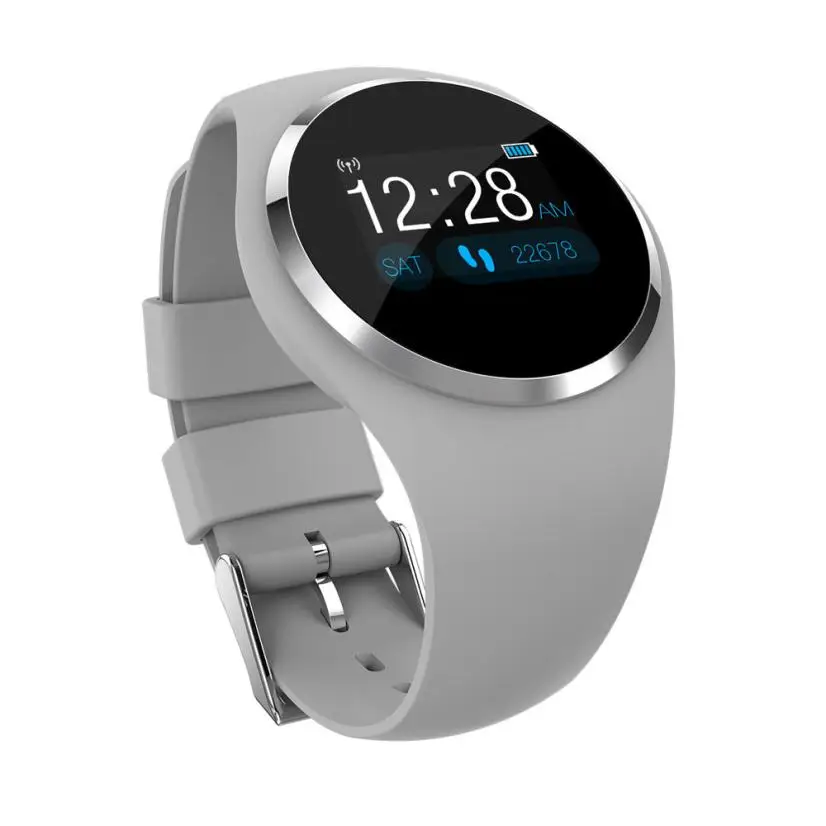 Q1 Bluetooth Смарт-часы для мужчин и женщин из нержавеющей стали водонепроницаемые