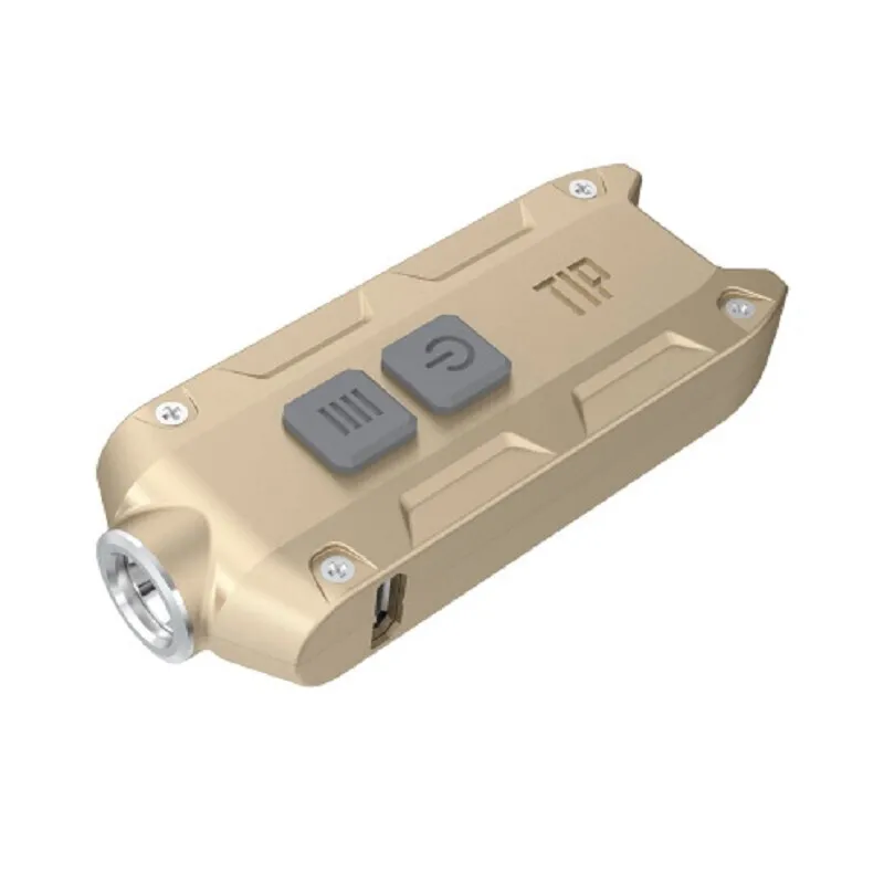 gold NITECORE мини фонарик CREE XP-G2 360 люмен USB Перезаряжаемый брелок фонарик с батареей на каждый день - Испускаемый цвет: gold
