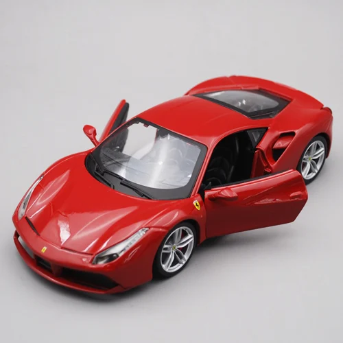 Суперходовая модель автомобиля Bburago 1:24 laFerrari 488 GTB из красного сплава|Статуэтки и