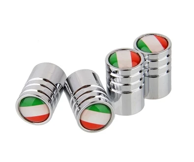 

4 шт., хромированные колпачки для клапанов автомобильных шин, для SEAT FIAT Alfa Romeo Nissan