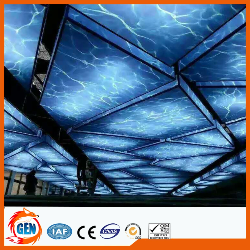 ПВХ потолочное и настенное покрытие декоративная потолочная стрейчевая ткань от