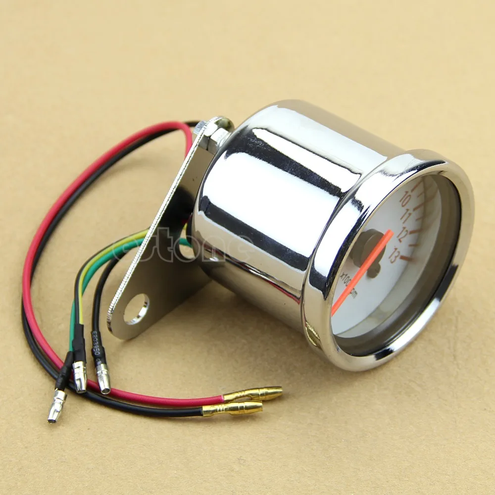 Универсальный Аналоговый тахометр Mechanica 13000RPM для мотоцикла|Инструменты| |