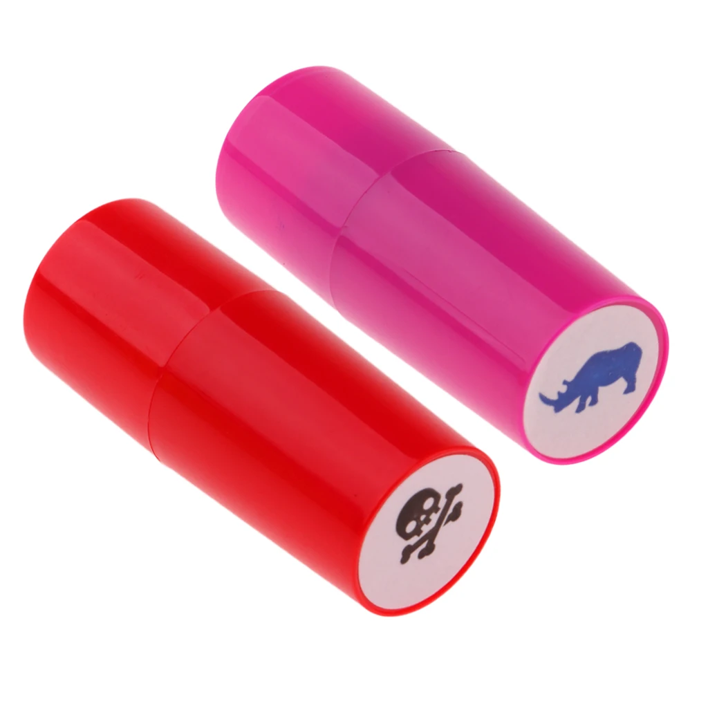 2 шт красочные быстросохнущие мяч для гольфа печать штамп длительный шарики