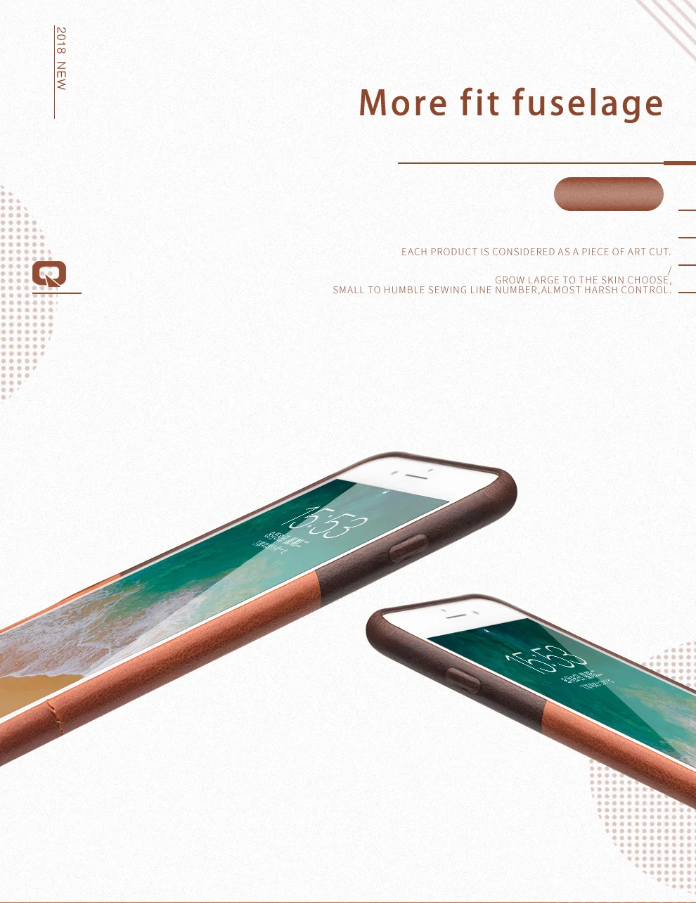 QIALINO чехол из натуральной кожи для iPhone 8, модный роскошный Ультратонкий чехол ручной работы для телефона для iPhone 8 Plus