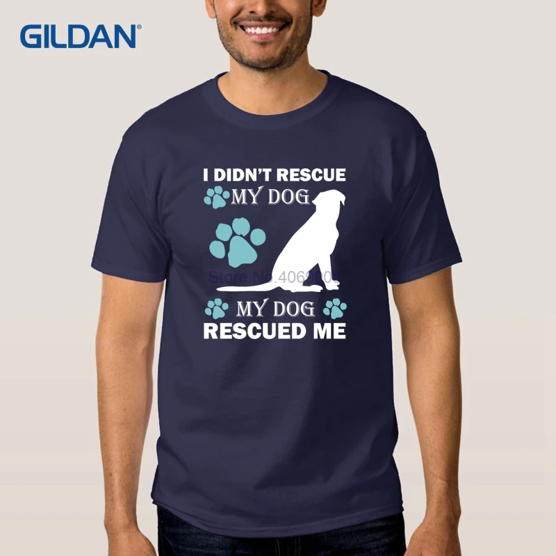 Rescue Dog интересные футболки конструкции 2018 в футболка быстрое высыхание | Мужская