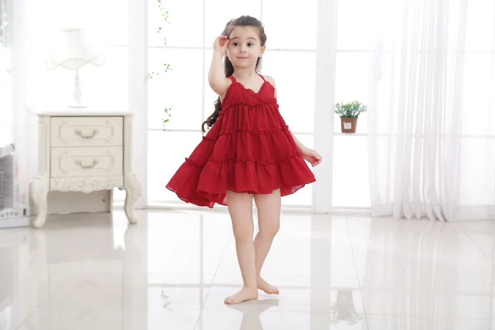 BibiCola Summer 2019 New little Girl Dresses fashion cotton sleveless solid dress baby birthday for girls clothes | Детская одежда и