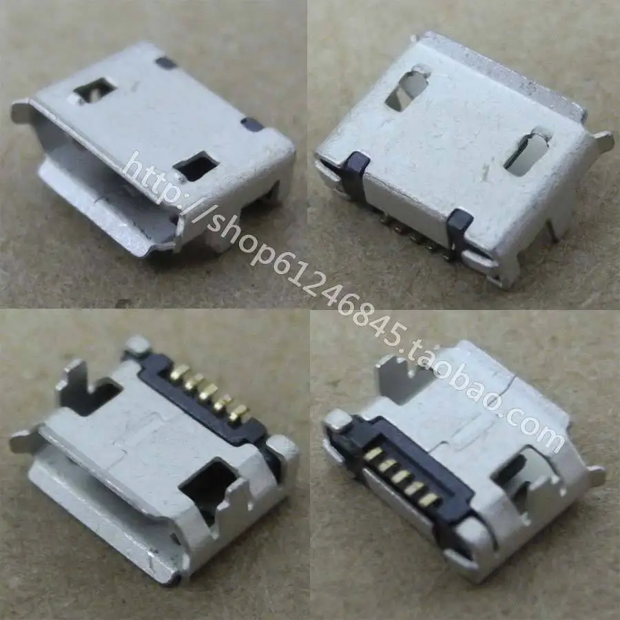 

free shipping for Netbook Tablet PC mobile phones Micro USB data interface plug the end pins 5-pin U038