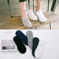 2018 new mens socks solid color socks casual socks wholesale 10pairslot business meias invisible sox