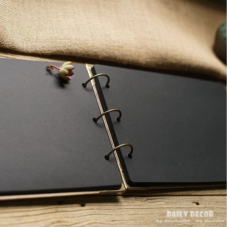 100% Высококачественный винтажный фотоальбом формата А4 сделай сам альбом для