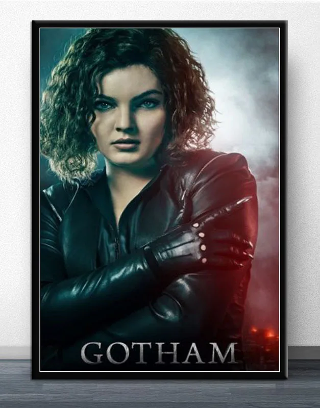 MX119 Gotham сезон 5 ТВ серии США Горячие Jeremiah Valeska постер на холсте стены художественные принты из брезента Шелковый Холст для домашнего декора стен - Цвет: Синий