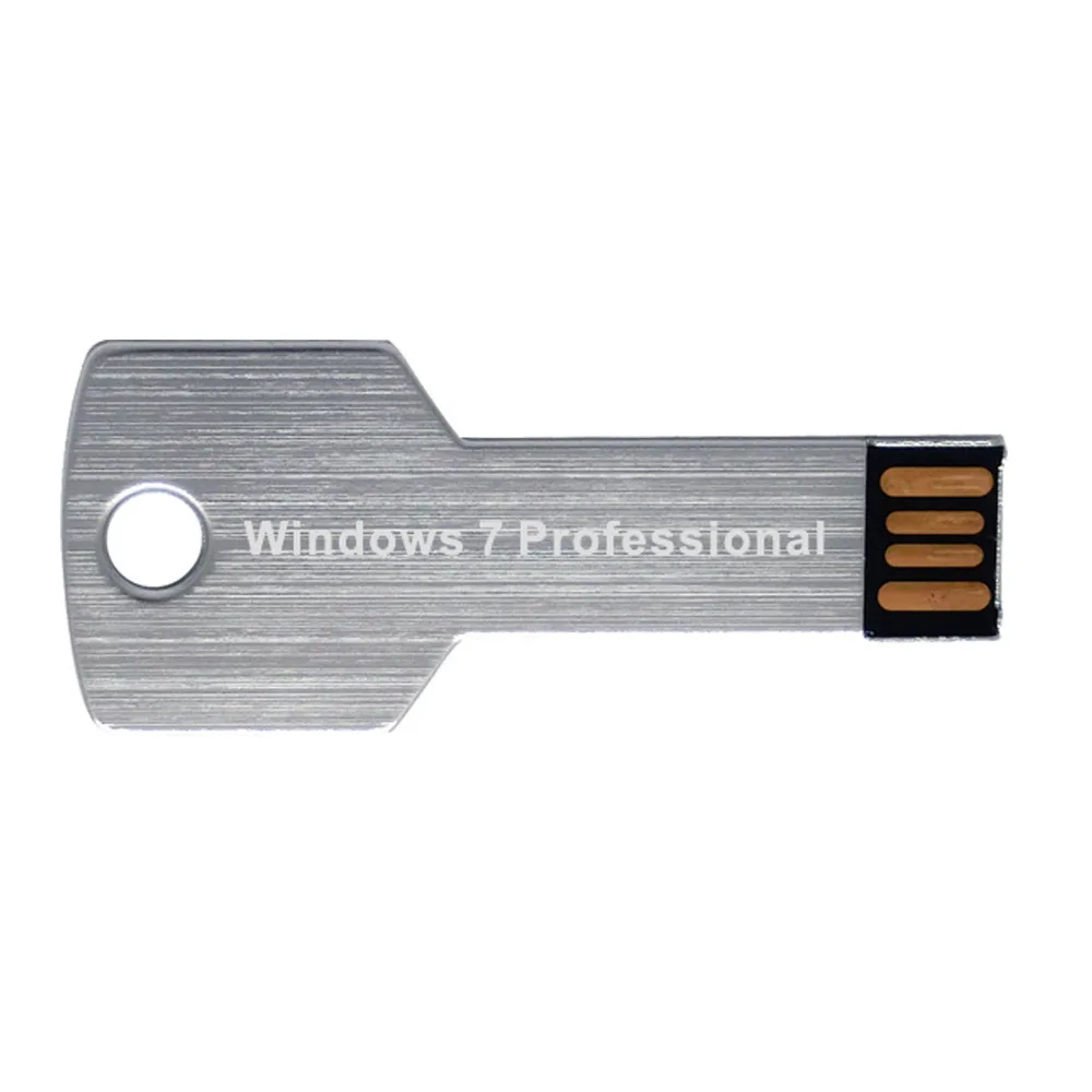USB флеш накопитель J boxing 100 шт. 128 Мб металлический ключ с гравировкой логотипа