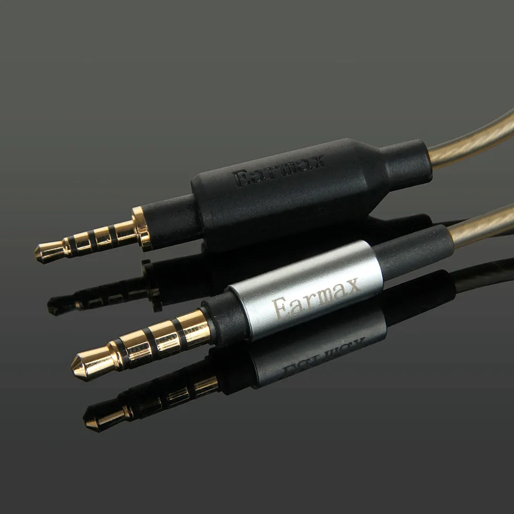 Замена обновления серебряный аудио кабель для JBL J55 J55a J55i J88 J88a J88i Накладные