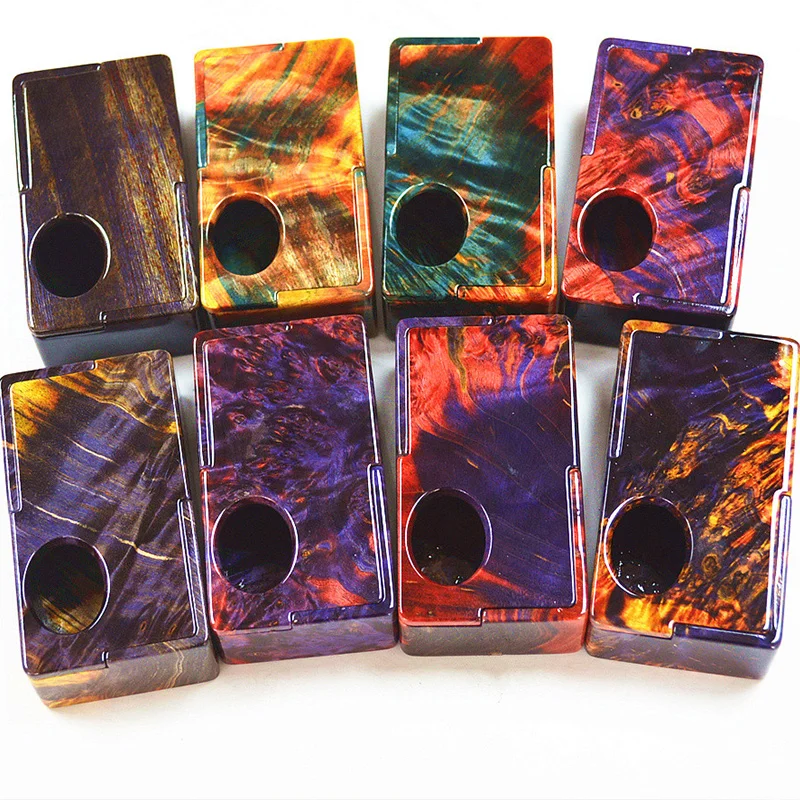 

Newest Yiloong Fogger Stabilized Wood BF Squonk Mechanical Mod fit 18650/20700 battery vape mod 510 thread mech mod E cigarette