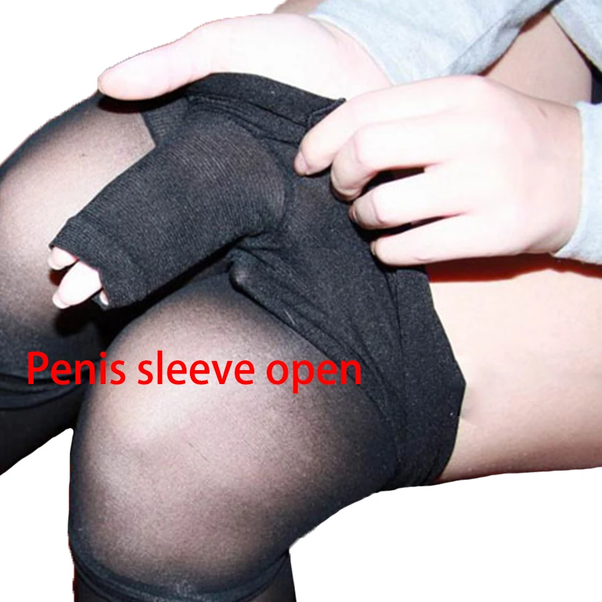 Женские сексуальные колготки открытые с отделением для пениса фетиш женские