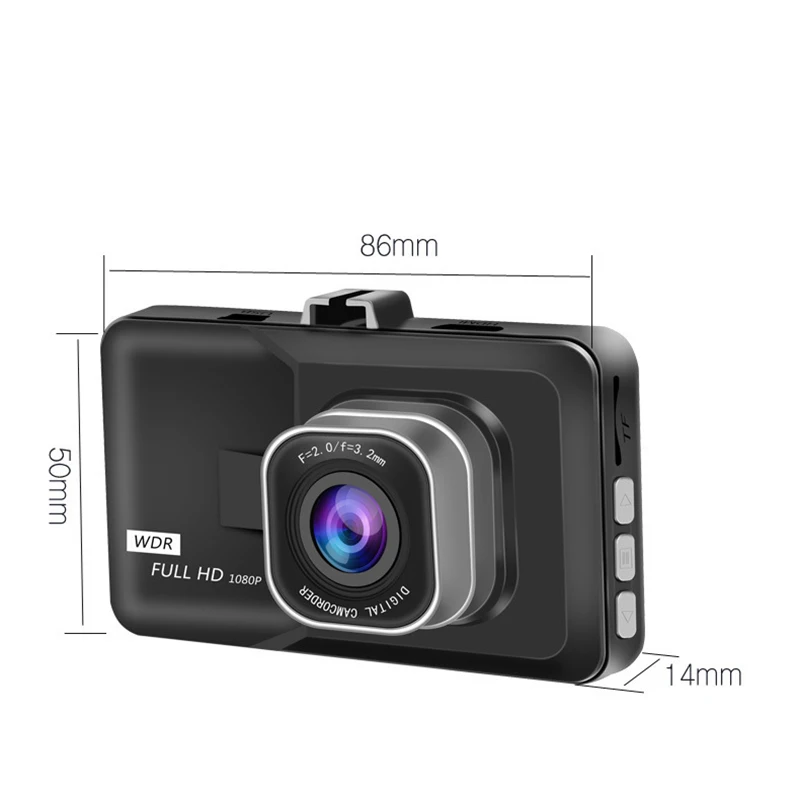 Car Dash Camera 3.0 Inch Driving Video Recorder HD Wide Angle New Cam LCD Night Vision DVR | Автомобили и мотоциклы