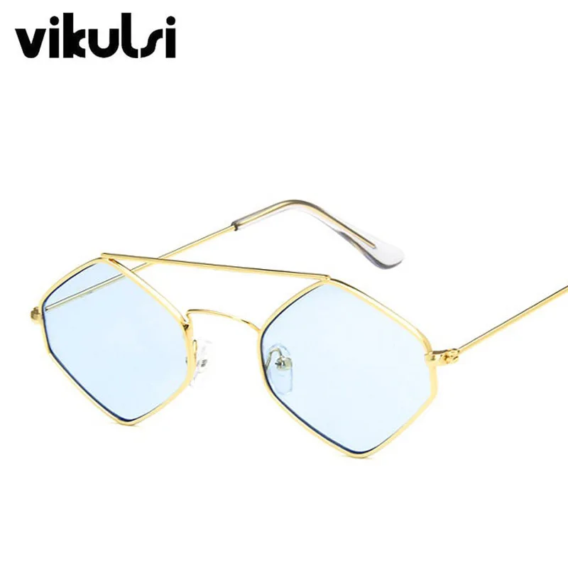 D805 gold blue 90S хиппи Винтажные Солнцезащитные очки для женщин фестивальный рейв вечерние алмазные солнцезащитные очки для женщин 70S 80S красные розовые очки - Цвет линз: D805 gold blue