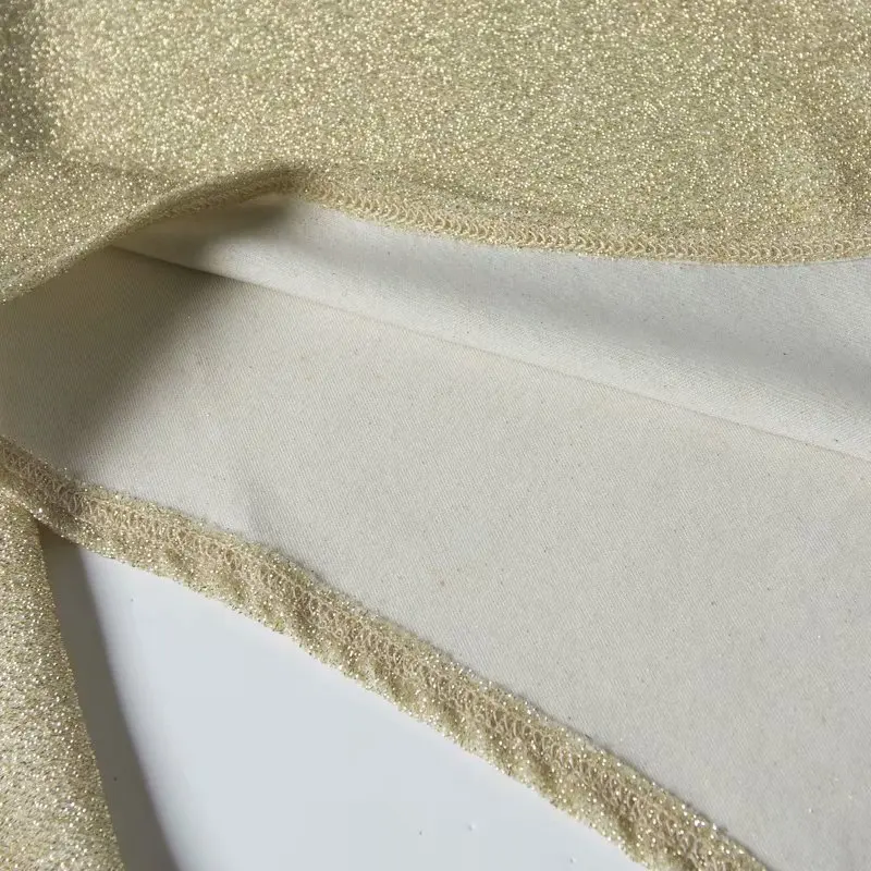 ANSFX Сексуальная водолазка Bling яркие линии боди женщина с длинным рукавом Tight Короткий комбинезон Slim fit комбинезон Комбинезоны 4 цвета