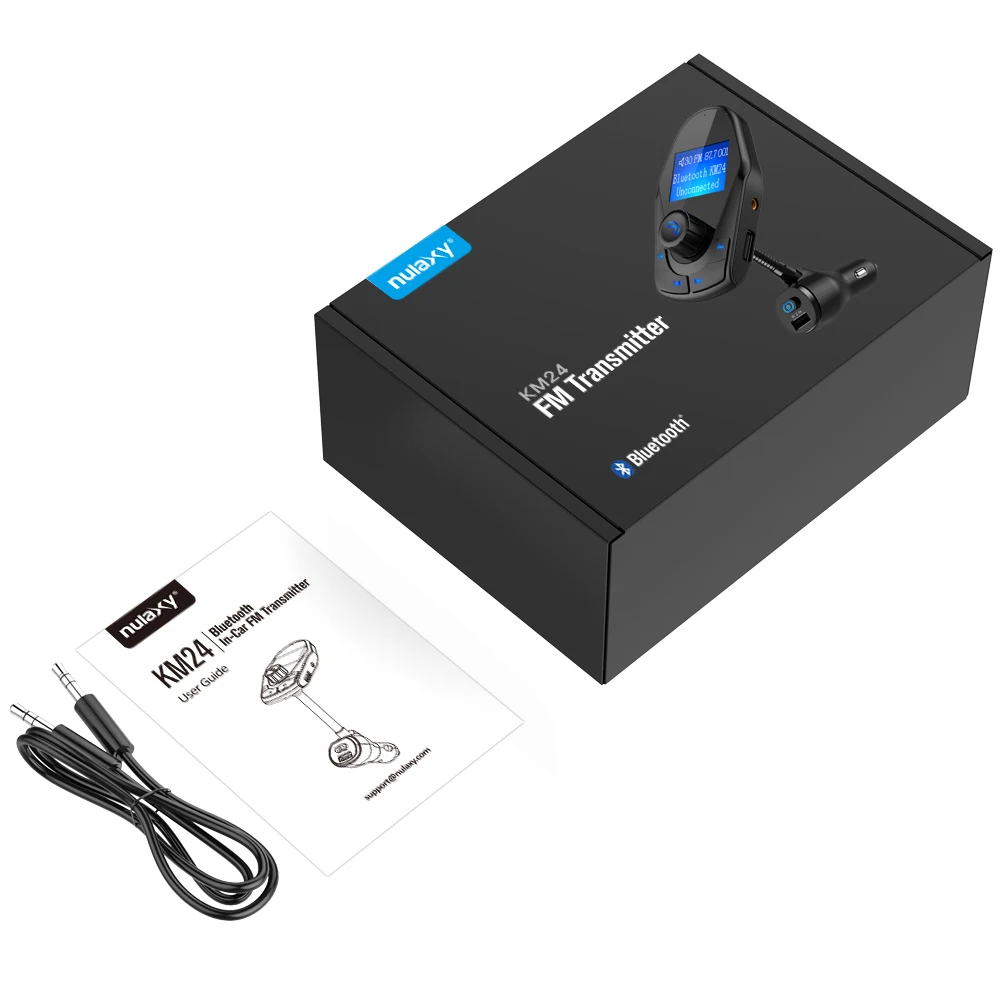 Автомобильный MP3 плеер Nulaxy fm передатчик Bluetooth автомобильный комплект