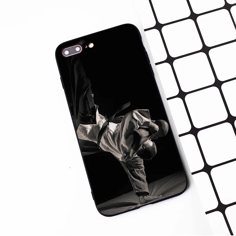 M242 Черный силиконовый чехол дзюдо для Apple iPhone 11 Pro XR XS Max X 8 7 6 6S Plus 5 5S 5G SE |