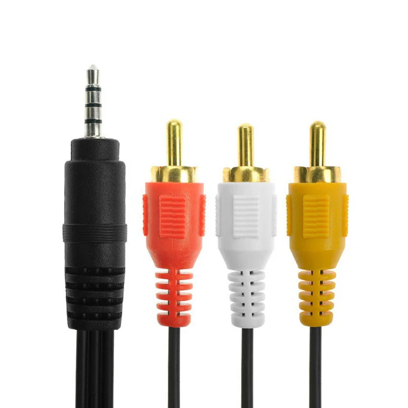 I Key Buy 3M AV Able 3 5mm Audio Kit Ane Three Lotus Line 3RCA аудио и видео кабель 5 хроматический