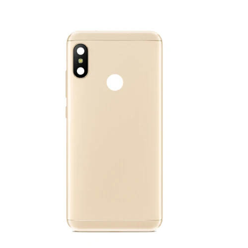 Gold Чехол для Xiaomi mi A2 Lite/Red mi 6 Pro, задняя крышка для батареи, задняя крышка, корпус, металлическая дверь, держатель для карт, запасные части для ремонта - Цвет: Gold