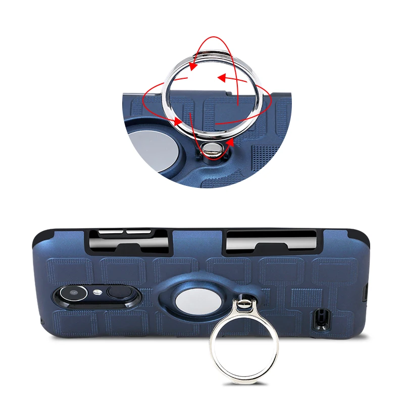 Magnetic Ring Cases For Nokia 8 Kickstand PC+TPU Holder Finger Bracket buckle Cover 2 Stand Phone Back Coque |