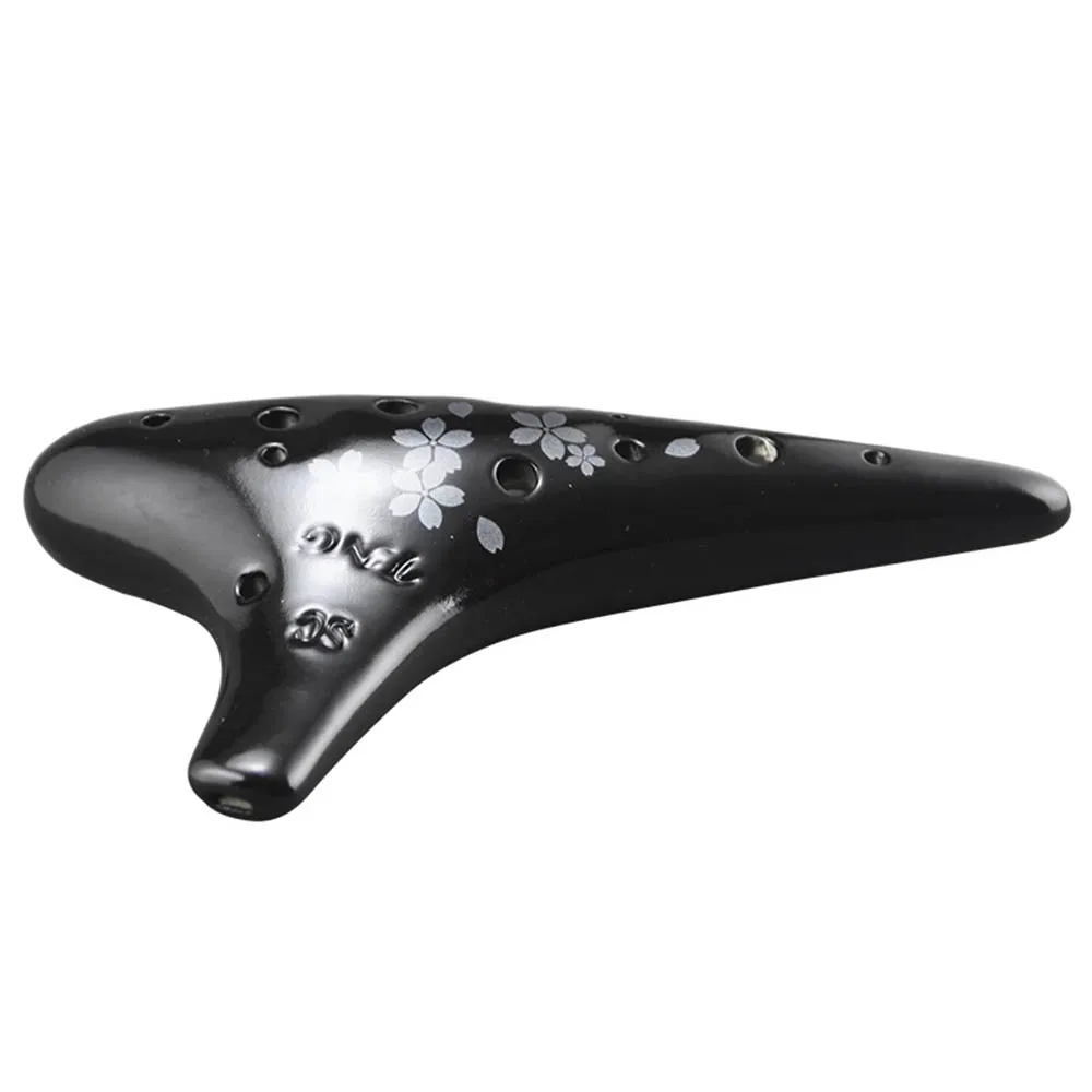 TNG 12 отверстий черная керамика ocarina Alto C сопрано C F окарина Музыкальные инструменты ручной работы доломит керамические Музыкальные инструменты TW