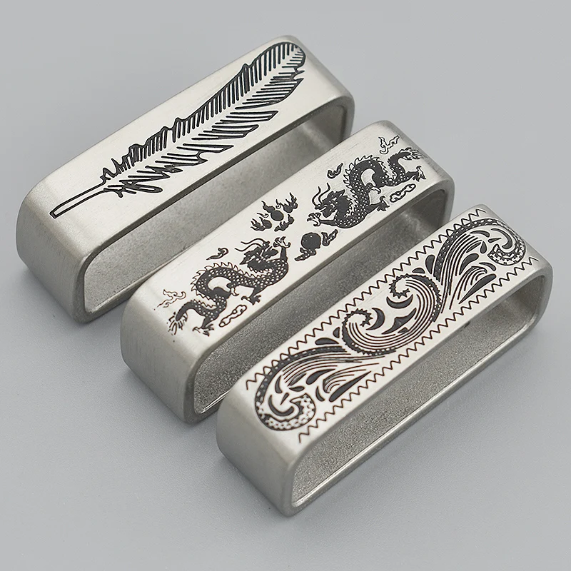 40 мм винтажная пряжка для ремня с принтом цельнометаллический ремешок из