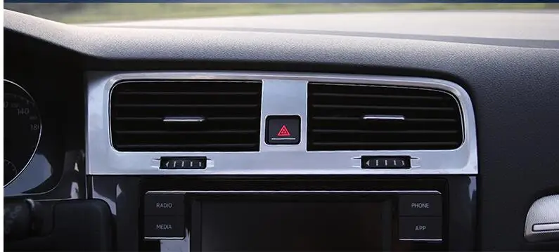 Автомобиль Стайлинг для 2018 Гольф 7.5 ontrol Кондиционер Выход frame отделкой Чехлы