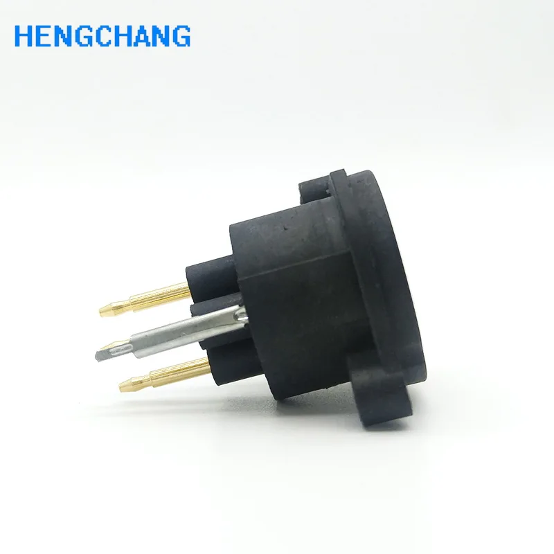 3 полюс прямой XLR шасси гнездо Сделано в Китае PCB панель разъем для микрофона