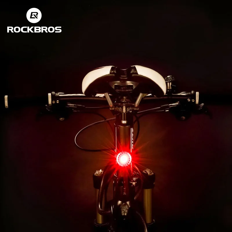 ROCKBROS велосипед свет USB Перезаряжаемые Водонепроницаемый интеллектуальные IPX5