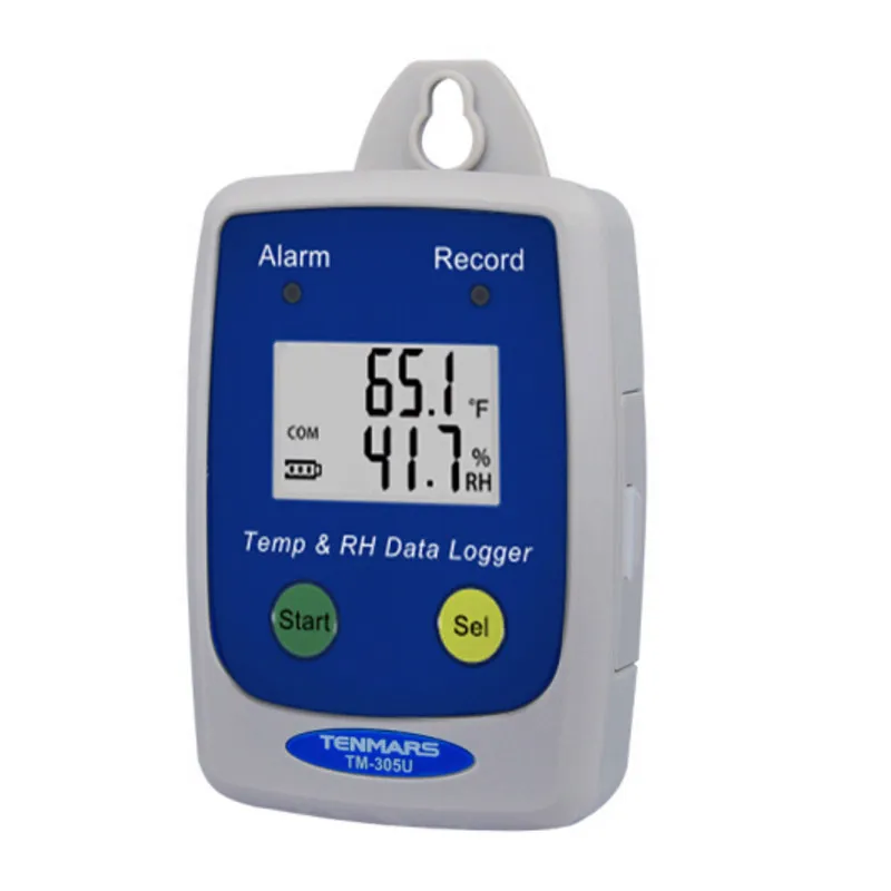

Tenmars TM-305U Temperature Humidity Datalogger USB interface 50,000 records