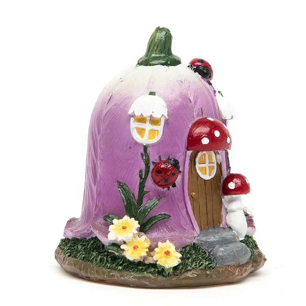 Большой загородный грибной домик с Сказочный Садовый Гном Террариум мхом