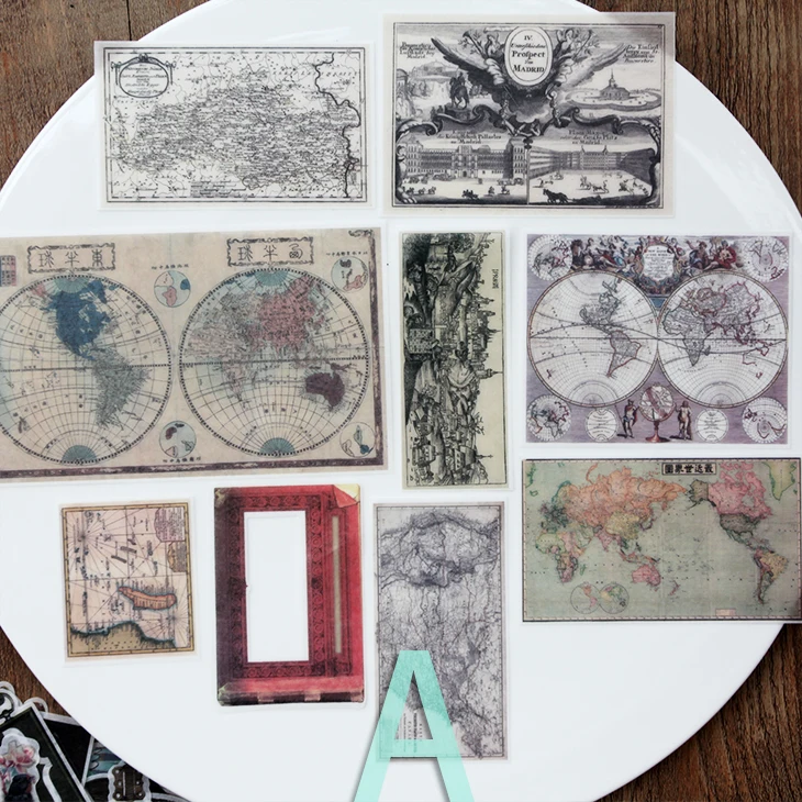 50 шт. стикеры в стиле ретро для скрапбукинга | Дом и сад