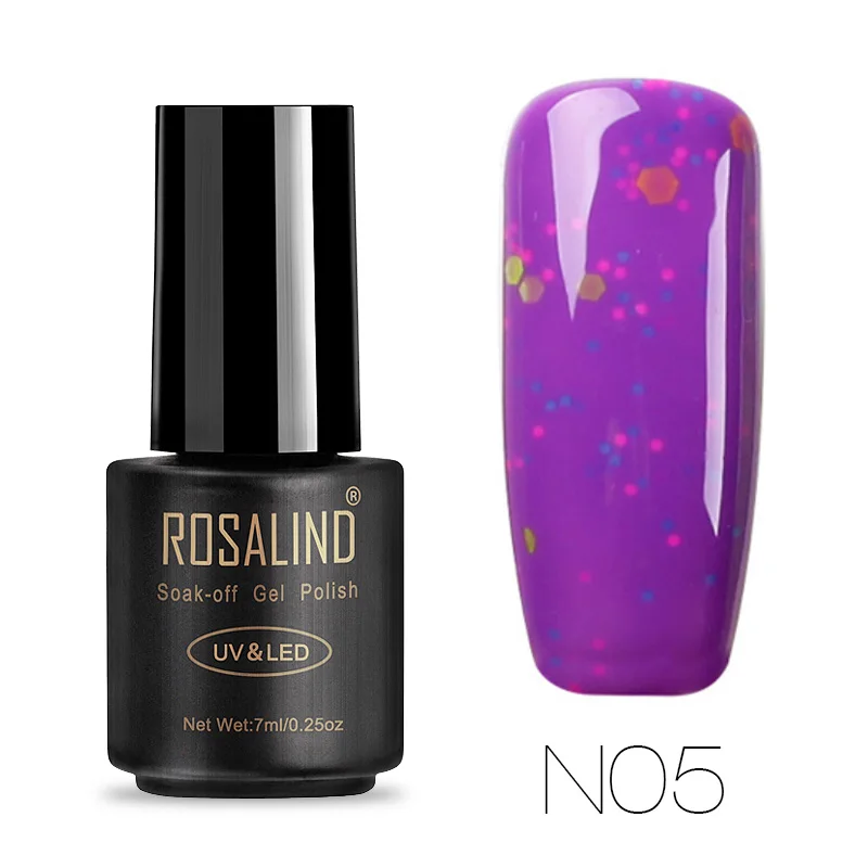 05 Гель-лак ROSALIND, 7 мл, серия сыра, Гель-лак для ногтей, УФ-светодиодный блестящие украшения для маникюра, Полупостоянный Гель-лак - Цвет: 05