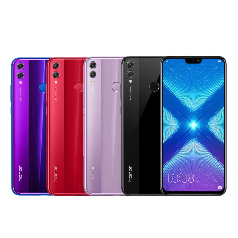Honor 8X глобальная версия HiSilicon Kirin 710 Восьмиядерный 6 5 ''полный экран OTA