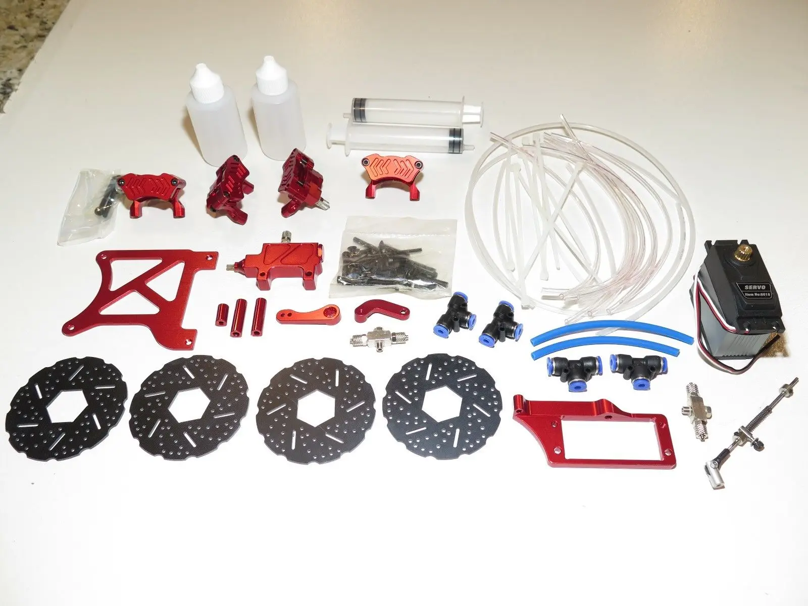 YY KING MOTOR HPI BAJA 5B 5T гидравлический 4 колесный набор тормозов из алюминия и углерода