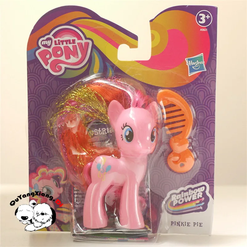 Фигурки 8 см лошадка с куклой шесть персонажей игрушки Rarity & Rainbow Dash Twilight Sparkle Fluttershy