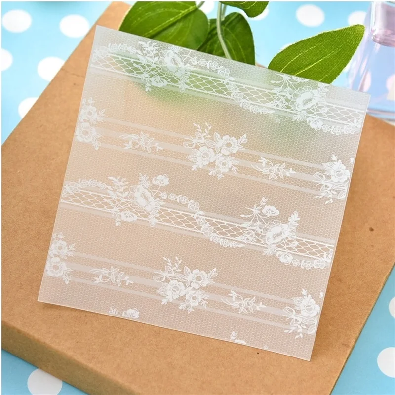 6 шт./компл. элегантные бумажные наклейки Vellum для DIY Scapbooking Card Making Planner Craft|Наклейки|