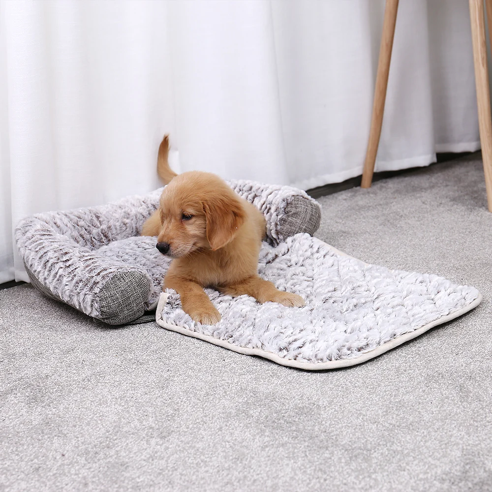 Кроватки для домашних животных теплые мягкие диваны одеяло щенков подстилка на