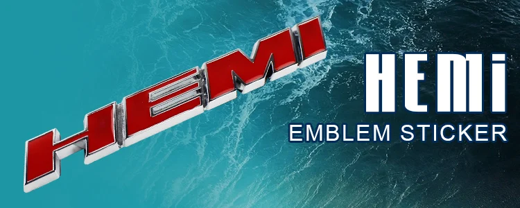 2 шт. Авто Грузовик Стайлинг металлический Fender красный HEMI логотип высокое