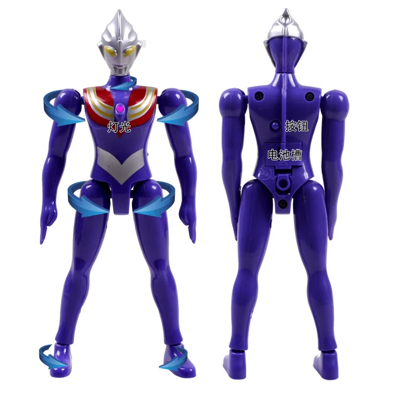 14Cm Ultraman Electric Model Toys For Boys Educational Flash Models Toy Music Children A175 | Игрушки и хобби
