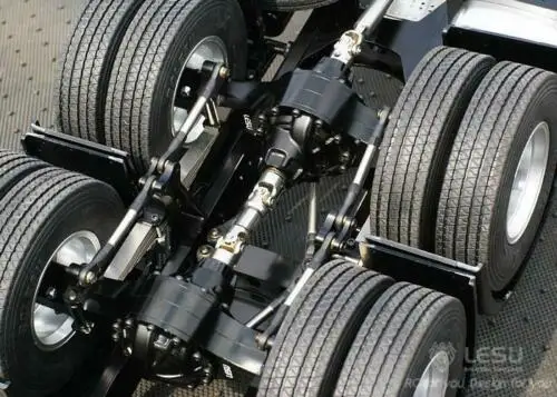 LESU 1/14 HN 700 6*4 RC трактор прицеп грузовик DIY Tmy радио Металлическое шасси THZH0197