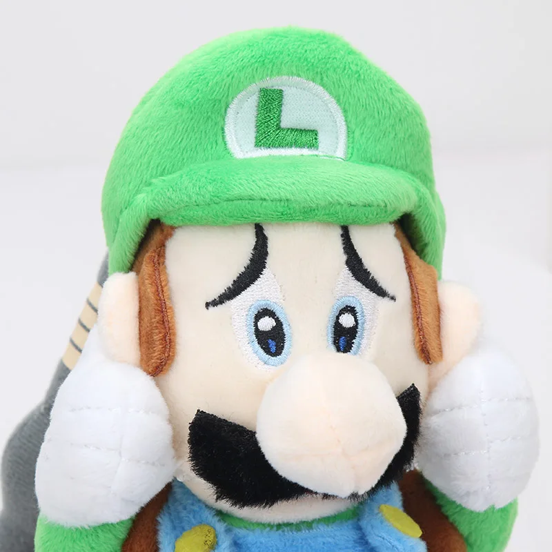 22 см Супер Марио и Луиджи Плюшевые Куклы Luigi особняк 2 плюшевые игрушки для Рождественский подарок