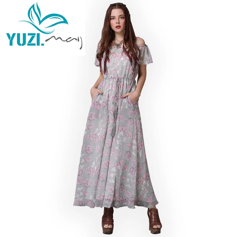 Женский шифоновый комбинезон Yuzi.may в стиле бохо новинка 2018 женский свободный с