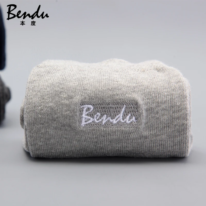 BENDU 5 пар/лот мужские носки из чистого хлопка фирменные гарантии