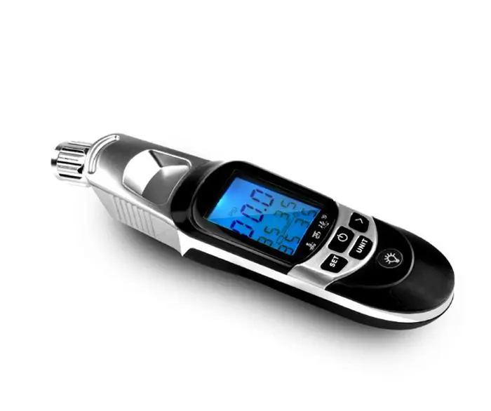 Высокоточный цифровой шинный манометр монитор давления в шинах с ночным