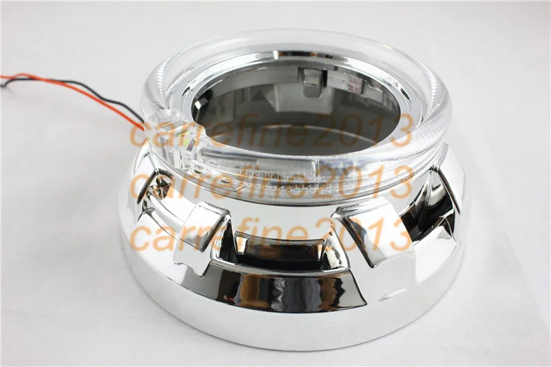 Rockeybright 2X 80 мм 5 Вт DC12V светодиодный светильник на голову кольцо белые ангельские
