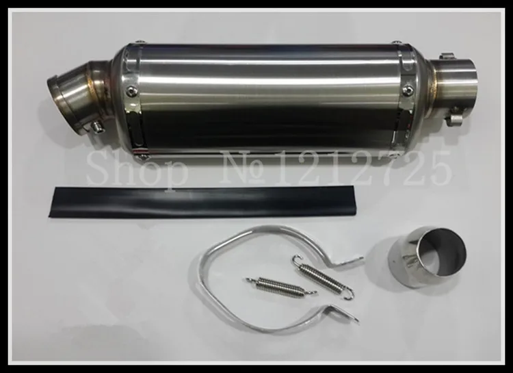 

51mm Motorcycle silencer 125-600cc motorcycle Cross-country motorcycle ATV Silencer stainless steel